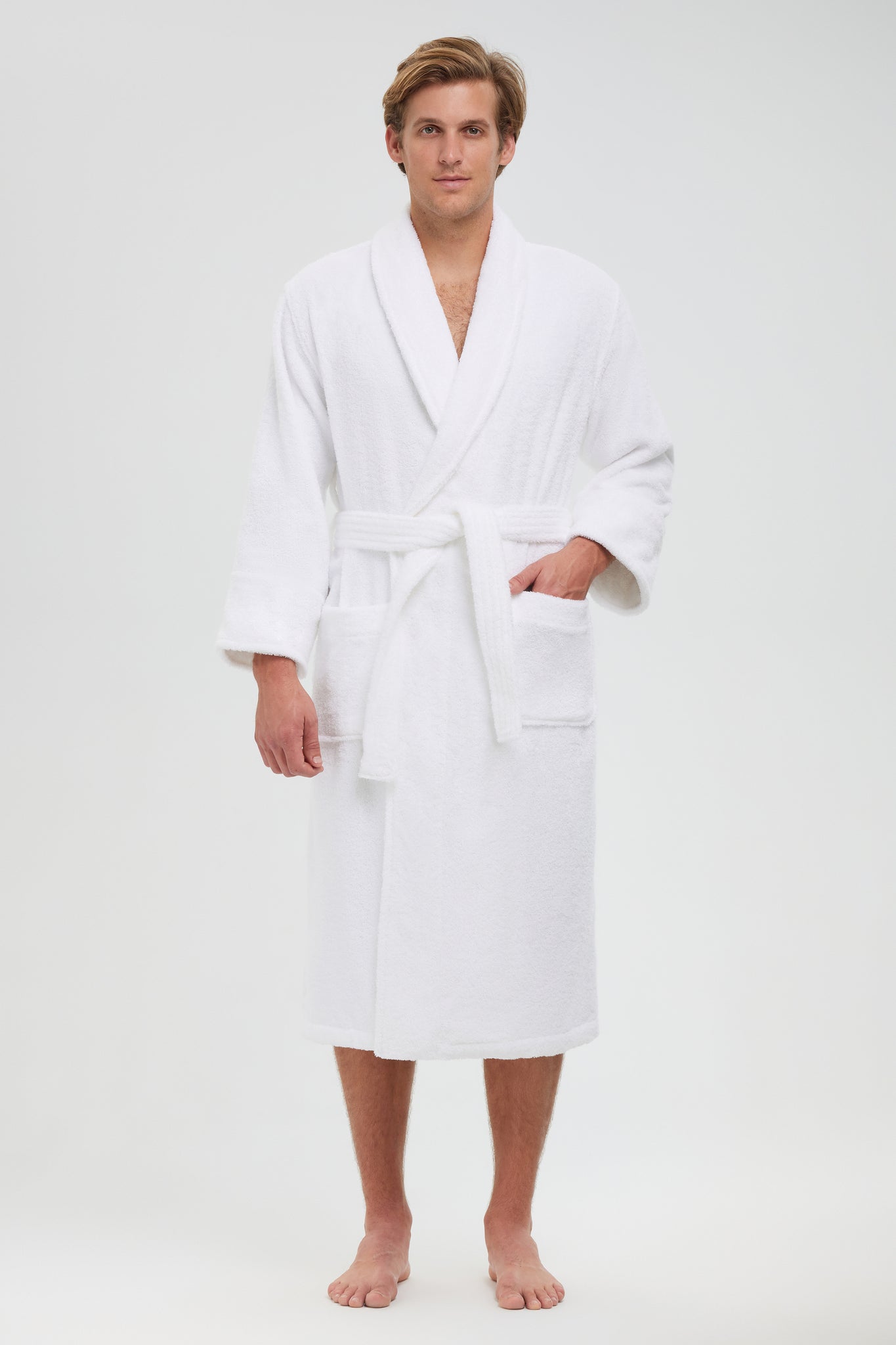 16oz Terry Shawl Robe Heavy Terry Cloth Bathrobe 4523